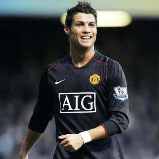 Camiseta MANCHESTER UNITED 2007/08 Retro - segunda manga larga