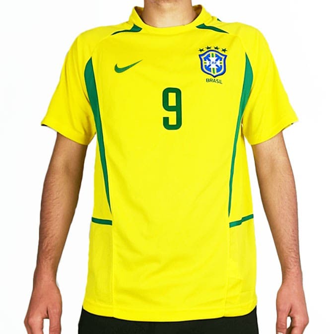BRAZIL 2002 Retro Shirt - Home Kit